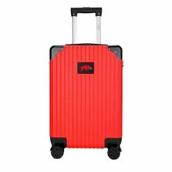 Budget 💯 Unbranded Arkansas Razorbacks Premium Hardside Carry-On Spinner Luggage Ark White ✨