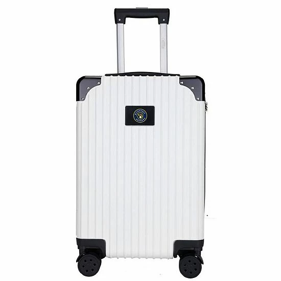 Best deal ๐ Unbranded Milwaukee Brewers Hardside Executive 2-Toned Carry-On Luggage Brw Navy ๐
