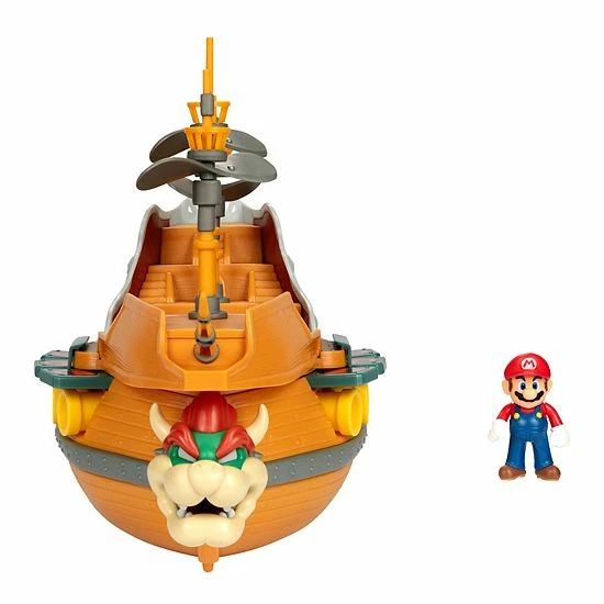New ๐ Unbranded Super Mario Deluxe Bowser's Ship Playset ๐ - Image 5