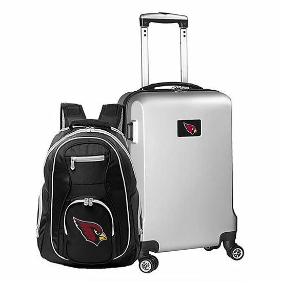 Hot Sale π₯° Unbranded Arizona Cardinals Deluxe Hardside Spinner Carry-On & π Backpack Set Acr Black π - Image 7