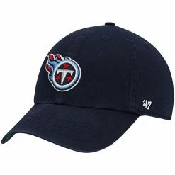Cheapest 🥰 Unbranded Men's '47 Navy Tennessee Titans Franchise Logo Fitted Hat 👍