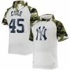 Budget ⌛ Unbranded Men's Gerrit Cole White/Camo New York Yankees Big & Tall Raglan Hoodie T-Shirt ❤️