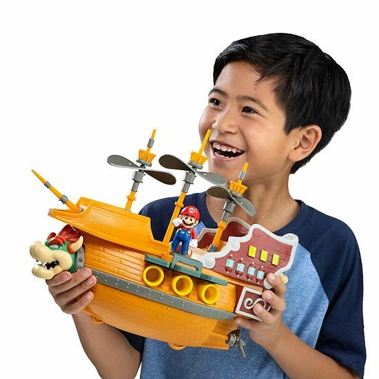 New ๐ Unbranded Super Mario Deluxe Bowser's Ship Playset ๐ - Image 6