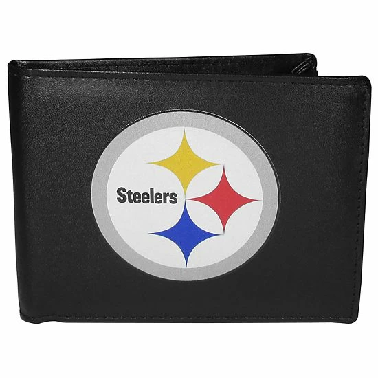 Wholesale ๐ Unbranded Pittsburgh Steelers Logo Bi-Fold Wallet ๐