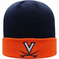 Brand new 🤩 Unbranded Men's Top Of The World Navy/Orange Virginia Cavaliers Core 2-Tone Cuffed Knit Hat ❤️