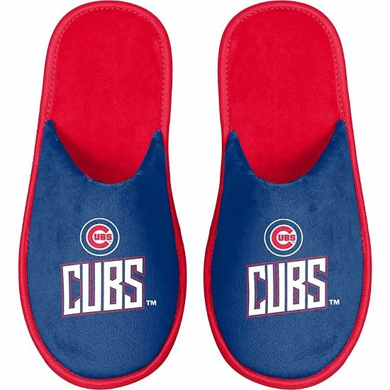 Budget ๐ Unbranded Men's FOCO Chicago Cubs Scuff Slide Slippers โ๏ธ - Image 2