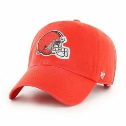 Outlet 😉 Unbranded Men's '47 Orange Cleveland Browns Clean Up Primary Adjustable Hat ✨