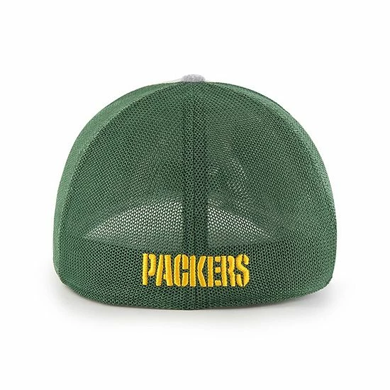 Wholesale 🤩 Unbranded Men's '47 Heathered Gray/Green Green Bay Packers Motivator Flex Hat ✔️ - Image 3