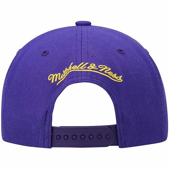 Coupon ✨ Unbranded Men's Mitchell & Ness Purple/Gold Los Angeles Lakers Team Two-Tone 2.0 Snapback Hat 😉 - Image 5