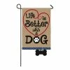 New 💯 Unbranded Better With A 🐶 Dog Garden Flag 🧨