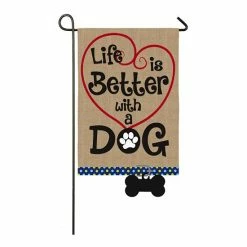 New 💯 Unbranded Better With A 🐶 Dog Garden Flag 🧨