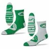 Promo 😍 Unbranded Men's For Bare Feet Boston Celtics 2-Pack Team Quarter-Length 🧦 Socks 😍