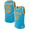 Budget 💯 Unbranded Men's Original Retro Brand Russell Westbrook Blue UCLA Bruins Alumni 🏀 Basketball Jersey 💯