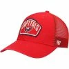 Budget 😉 Unbranded Men's '47 Red Washington Capitals Cledus MVP Trucker Snapback Hat ⭐