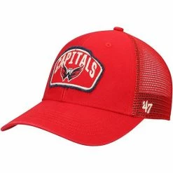 Budget 😉 Unbranded Men's '47 Red Washington Capitals Cledus MVP Trucker Snapback Hat ⭐