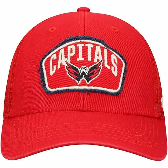 Budget ๐ Unbranded Men's '47 Red Washington Capitals Cledus MVP Trucker Snapback Hat โญ - Image 3