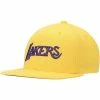 Best deal 🔔 Unbranded Men's Mitchell & Ness Gold Los Angeles Lakers Hardwood Classics Tonal Snapback Hat 🔔