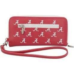Coupon 👍 Unbranded 👩 Women's Alabama Crimson Tide Zip-Around Wristlet Wallet 👏