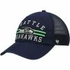 Best Sale 😀 Unbranded Men's '47 College Navy Seattle Seahawks Highpoint Trucker Clean Up Snapback Hat 🎁