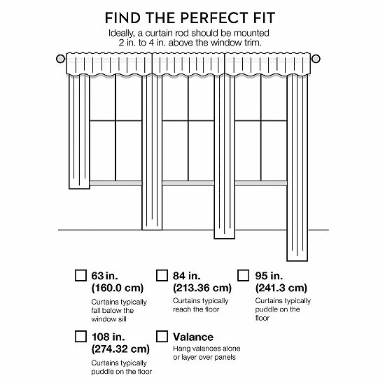 Buy ๐ Unbranded Eden Tier Window Valance - 56" X 14" Multi ๐คฉ - Image 3