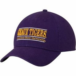 Deals 🌟 Unbranded Men's The Game Purple LSU Tigers Geaux Tigers Classic Bar Unstructured Adjustable Hat 🎁