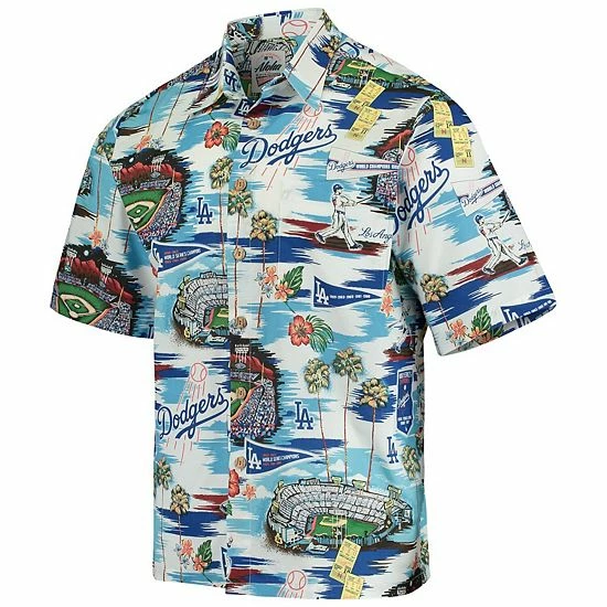 Cheapest ๐ Unbranded Los Angeles Dodgers Reyn Spooner Scenic Button-Up ๐ Shirt - Royal โญ - Image 2