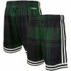 New 🌟 Unbranded Men's Mitchell & Ness X Uninterrupted Kelly Green/Black Boston Celtics Hardwood Classics Swingman Shorts 🥰