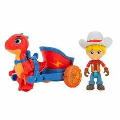 Flash Sale ⭐ Unbranded Dino Ranch Dino-Mites Jon & Blitz's Chariot Vehicle 🌟