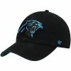 Flash Sale 😍 Unbranded Men's '47 Black Carolina Panthers Franchise Logo Fitted Hat 🛒