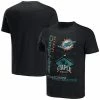 Discount ⌛ Unbranded Men's NFL X Staple Black Miami Dolphins World Renowned T-Shirt 🔔