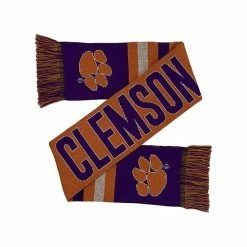 Hot Sale 🔥 Unbranded FOCO Clemson Tigers Reversible Thematic Scarf 😍