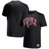 Hot Sale 👍 Unbranded Men's NFL X Staple Black Atlanta Falcons Logo Lockup T-Shirt 🎉