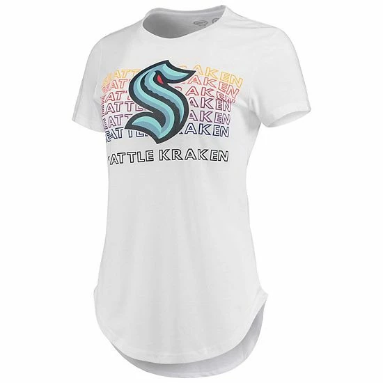 New ๐ Unbranded ๐ฉ Women's Concepts Sport White/Charcoal Seattle Kraken Sonata T-Shirt & Leggings Set ๐ - Image 3