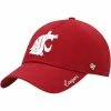 Best Sale 🤩 Unbranded 👩 Women's '47 Crimson Washington State Cougars Miata Clean Up Logo Adjustable Hat 💯