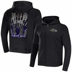 Budget ✔️ Unbranded Men's NFL X Darius Rucker Collection By Fanatics Black Baltimore Ravens Rocker Full-Zip Hoodie ❤️