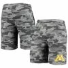 Hot Sale 🤩 Unbranded Men's Concepts Sport Charcoal/Gray Minnesota Golden Gophers Camo Backup Terry Jam Lounge Shorts ✔️