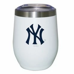 Cheap 🎁 Unbranded New York Yankees 12oz. Logo Stemless Tumbler 🥰