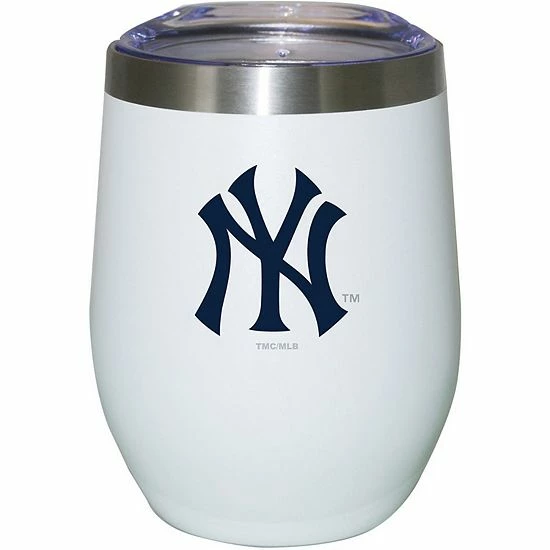 Cheap 🎁 Unbranded New York Yankees 12oz. Logo Stemless Tumbler 🥰 - Image 2