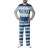 Outlet 🥰 Unbranded Men's FOCO Royal Indianapolis Colts Team Ugly Pajama Set 🌟