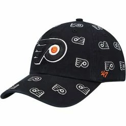 Top 10 👏 Unbranded 👩 Women's '47 Black Philadelphia Flyers Confetti Clean Up Adjustable Hat 🎉