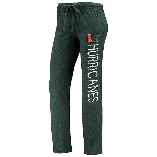 New ๐ Unbranded ๐ฉ Women's Concepts Sport Green/Orange Miami Hurricanes Tank Top & Pants Sleep Set ๐ - Image 5