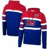 Best reviews of 🥰 Unbranded Men's Mitchell & Ness Red/Royal New Jersey Nets Head Coach Pullover Hoodie 🔔
