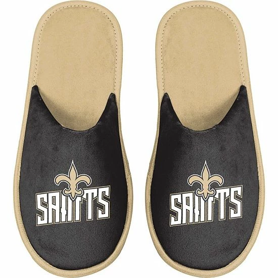 Cheap 🌟 Unbranded Men's FOCO New Orleans Saints Scuff Slide Slippers 😉