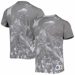 Budget 🧨 Unbranded Men's Mitchell & Ness Isaiah Rider Gray Minnesota Timberwolves Above The Rim Sublimated T-Shirt 😉