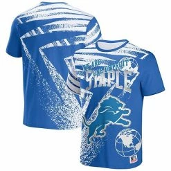 Best reviews of 😉 Unbranded Men's NFL X Staple Blue Detroit Lions All Over Print T-Shirt ⭐