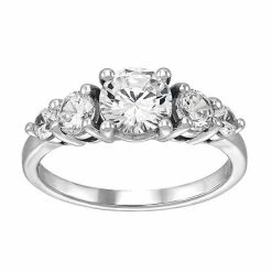 Top 10 🔥 Unbranded Sterling Silver Cubic Zirconia 5-Stone Ring 🔔