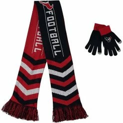 Promo 💯 Unbranded FOCO Navy Houston Texans Glove & Scarf Combo Set 😉