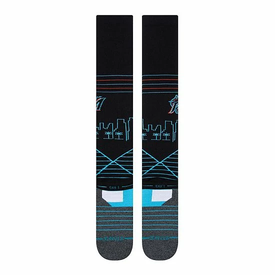 Wholesale 😍 Unbranded Men's Stance Miami Marlins Skyline Diamond Pro Team Tube 🧦 Socks ✔️ - Image 4