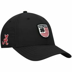 Coupon 👏 Unbranded Men's Black Alabama Crimson Tide Nation Shield Snapback Hat 🎉