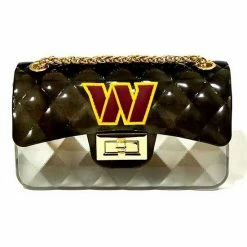 Deals 💯 Unbranded Cuce Washington Commanders Jelly Crossbody Purse 😍